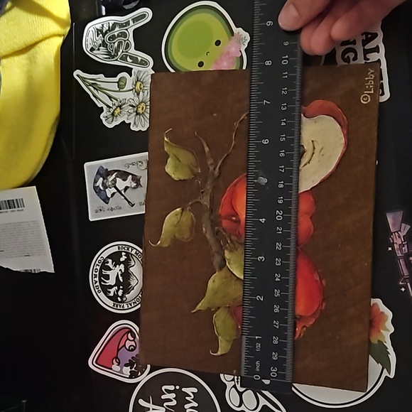 Vintage Aesthetic small handmade apple art - Picture 3 of 4